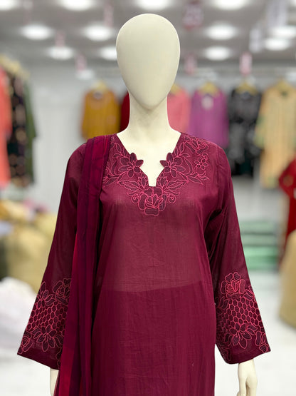 Florence Exclusive Lawn L100-C | Stitched | 3 Piece