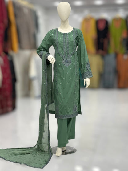 Mortaaj Lawn L38-B | Stitched | 3 Piece