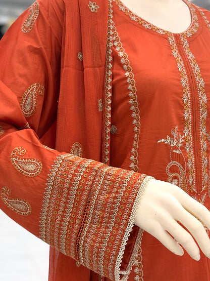 Naw Bahaar Lawn L39-B | Stitched | 3 Piece