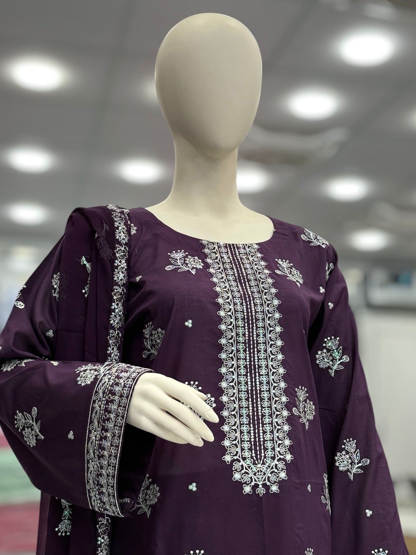 Meher-e-Zari Exclusive Lawn L78-A | Stitched | 3 Piece