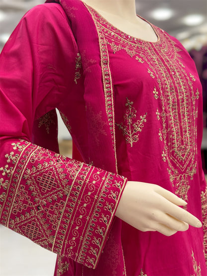 Nigaar Exclusive Lawn L89-C | Stitched | 3 Piece