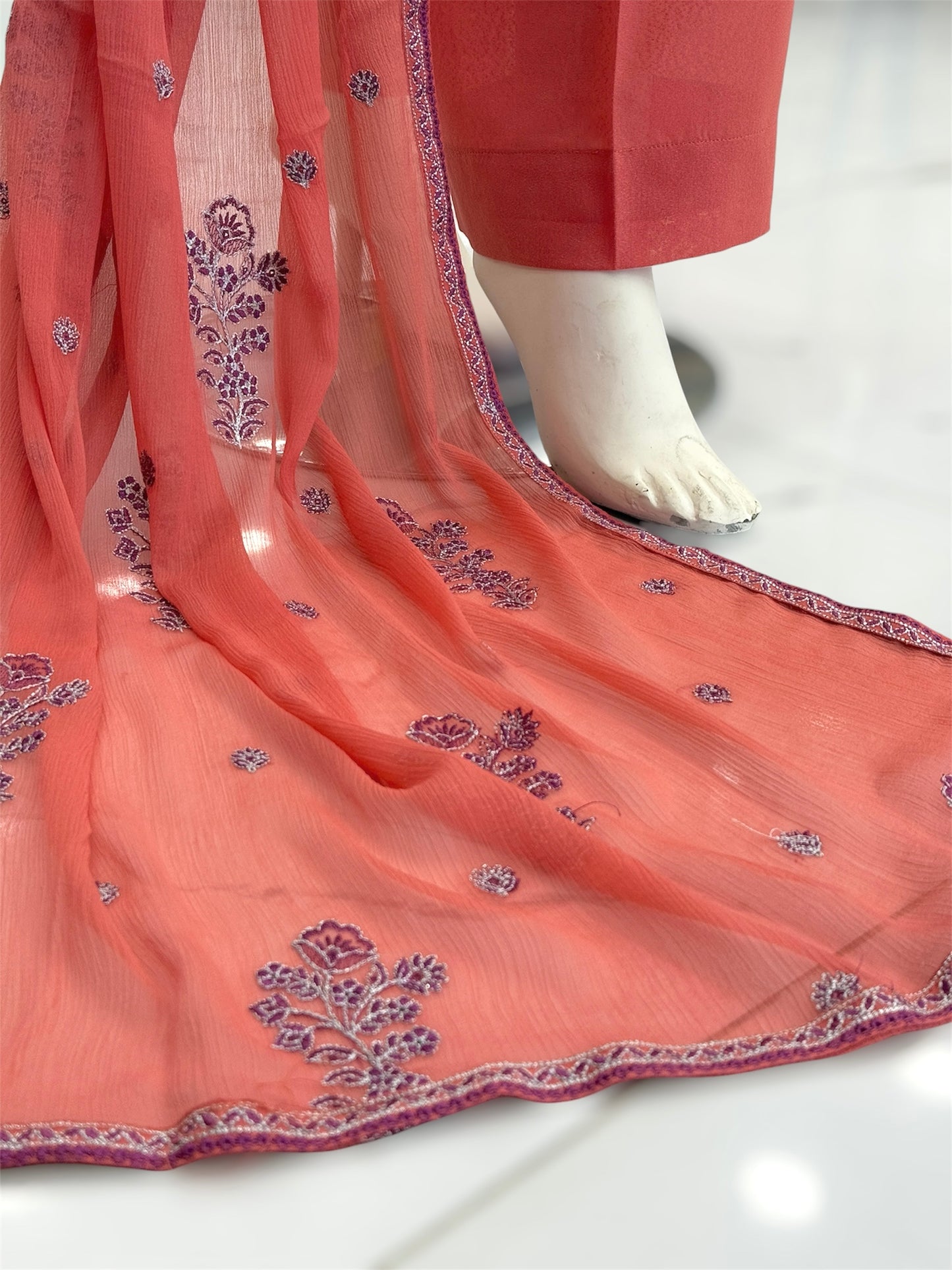 Sona Chandi Lawn Karandi K59-A | Stitched | 3 Piece