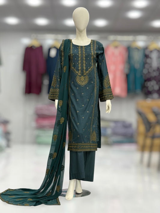 Mortaj Exclusive Lawn L81-B | Stitched | 3 Piece