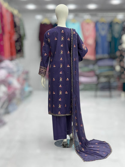 Maah Rang Exclusive Lawn L79-A | Stitched | 3 Piece