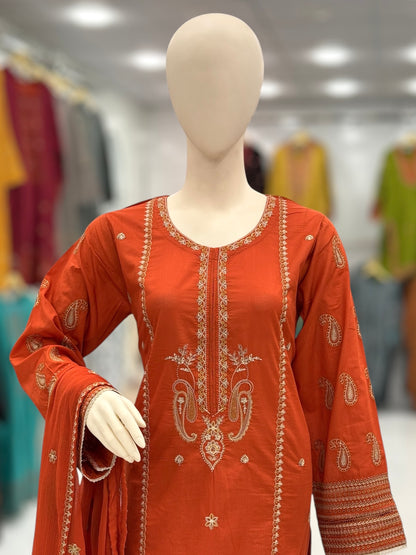 Naw Bahaar Lawn L39-B | Stitched | 3 Piece