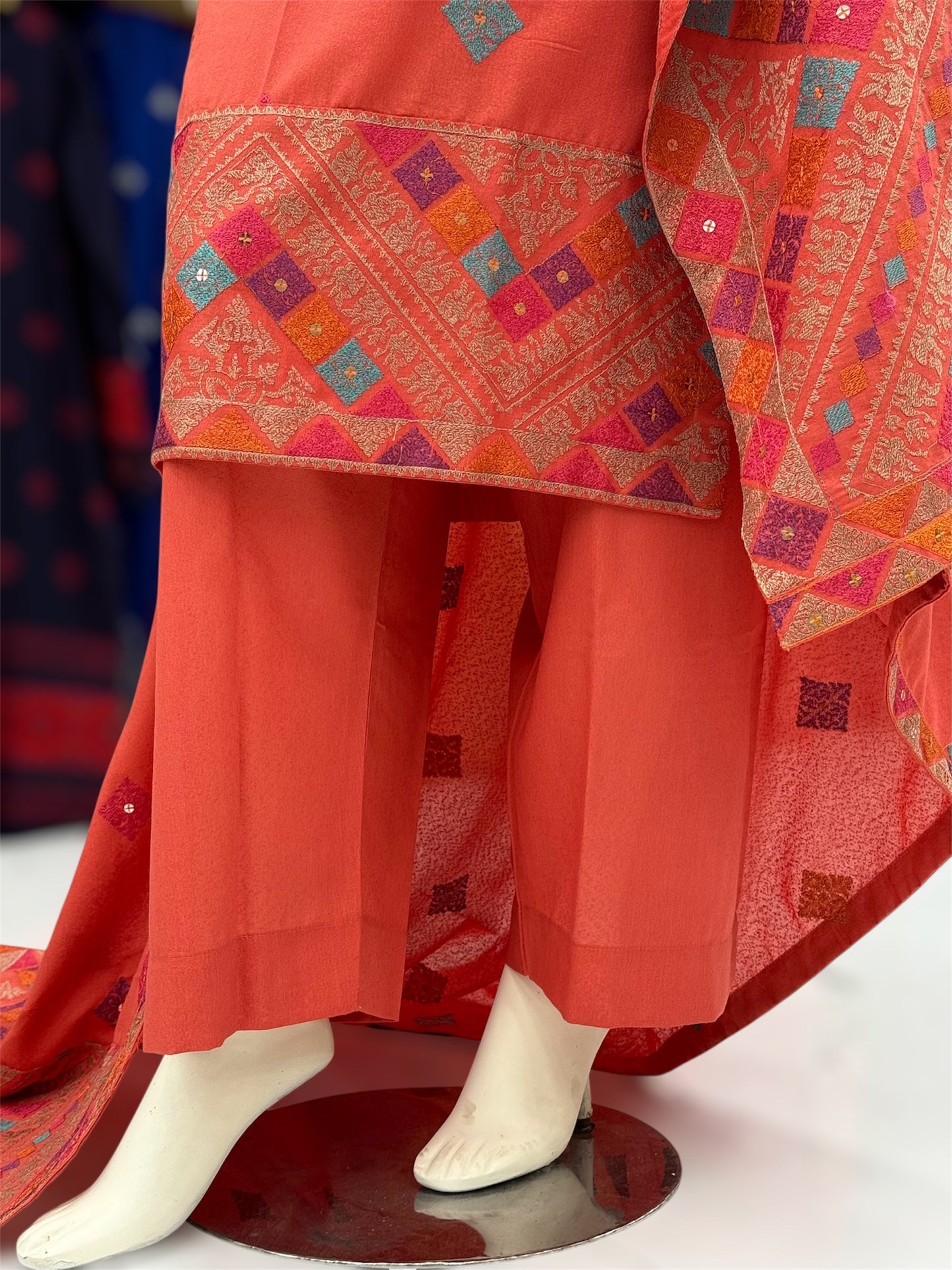 Magical Square Orange | MS-56C | 3 Piece | Stitched