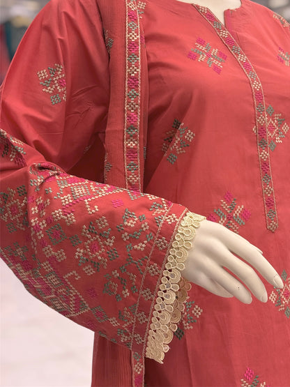 Swati Exclusive Lawn L88-B | Stitched | 3 Piece