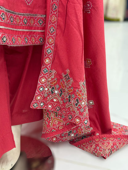Sequence Embroidered Pink-115 | Stitched | 3 Piece