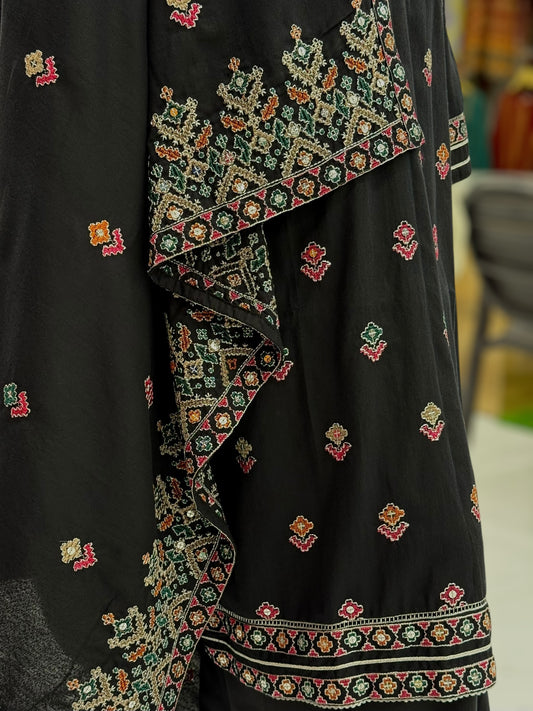 Sequence Embroidered Black-115 | Stitched | 3 Piece