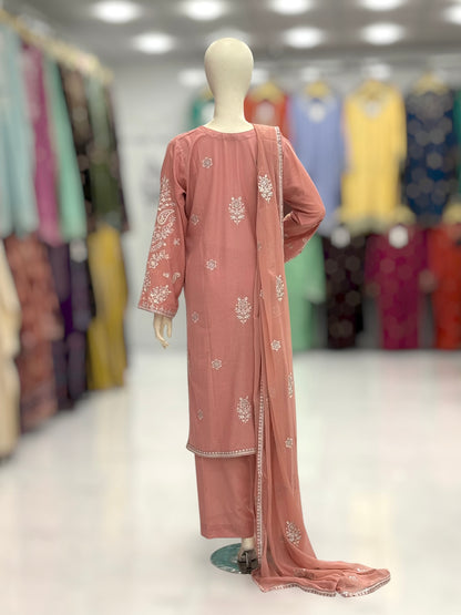 Moon Light Lawn Karandi K167-A | Stitched | 3 Piece