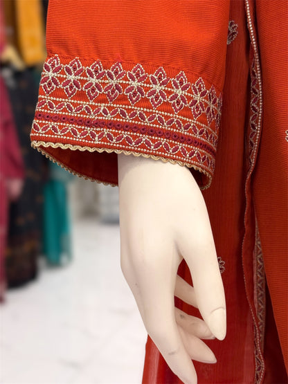 Sona Chandi 214-B | Khaddar | Stitched