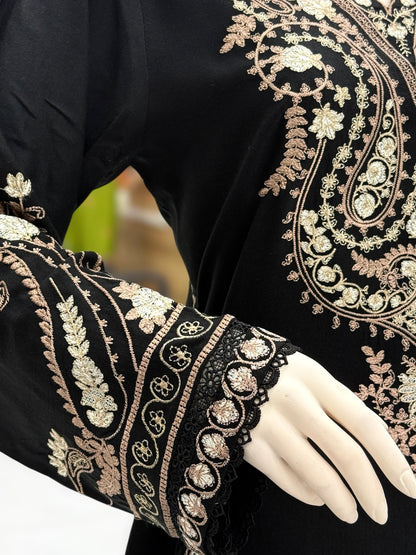 Monochrome Leather Peach 212-A | Stitched | 3 Piece