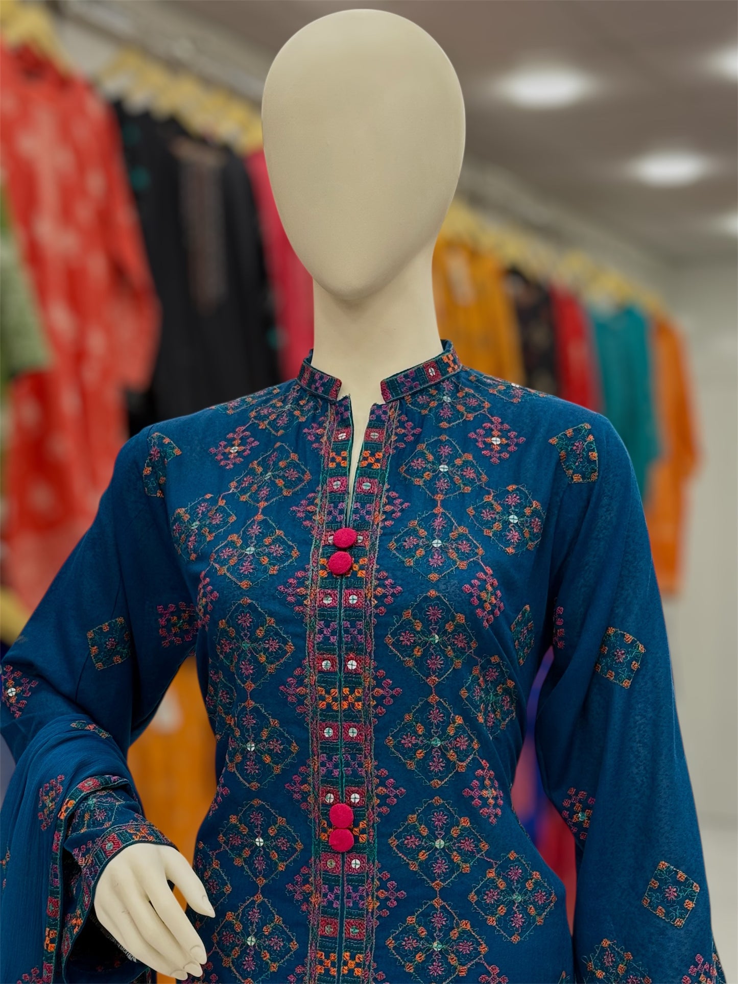 Egyptian Glamour Royal Blue 88-C | Stitched | 3 Piece