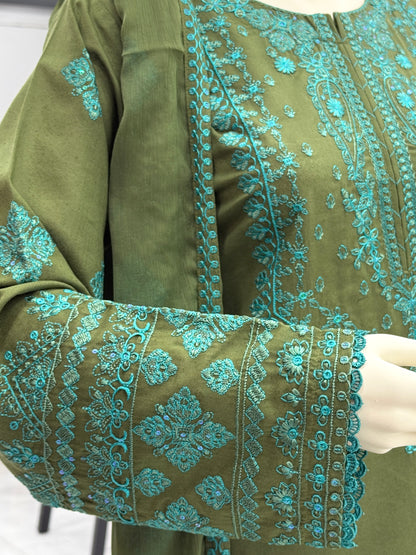 Majestic Lawn Karandi K47-B | Stitched | 3 Piece