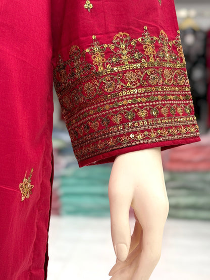 Zari Mahal Exclusive Lawn L95-C | Stitched | 3 Piece