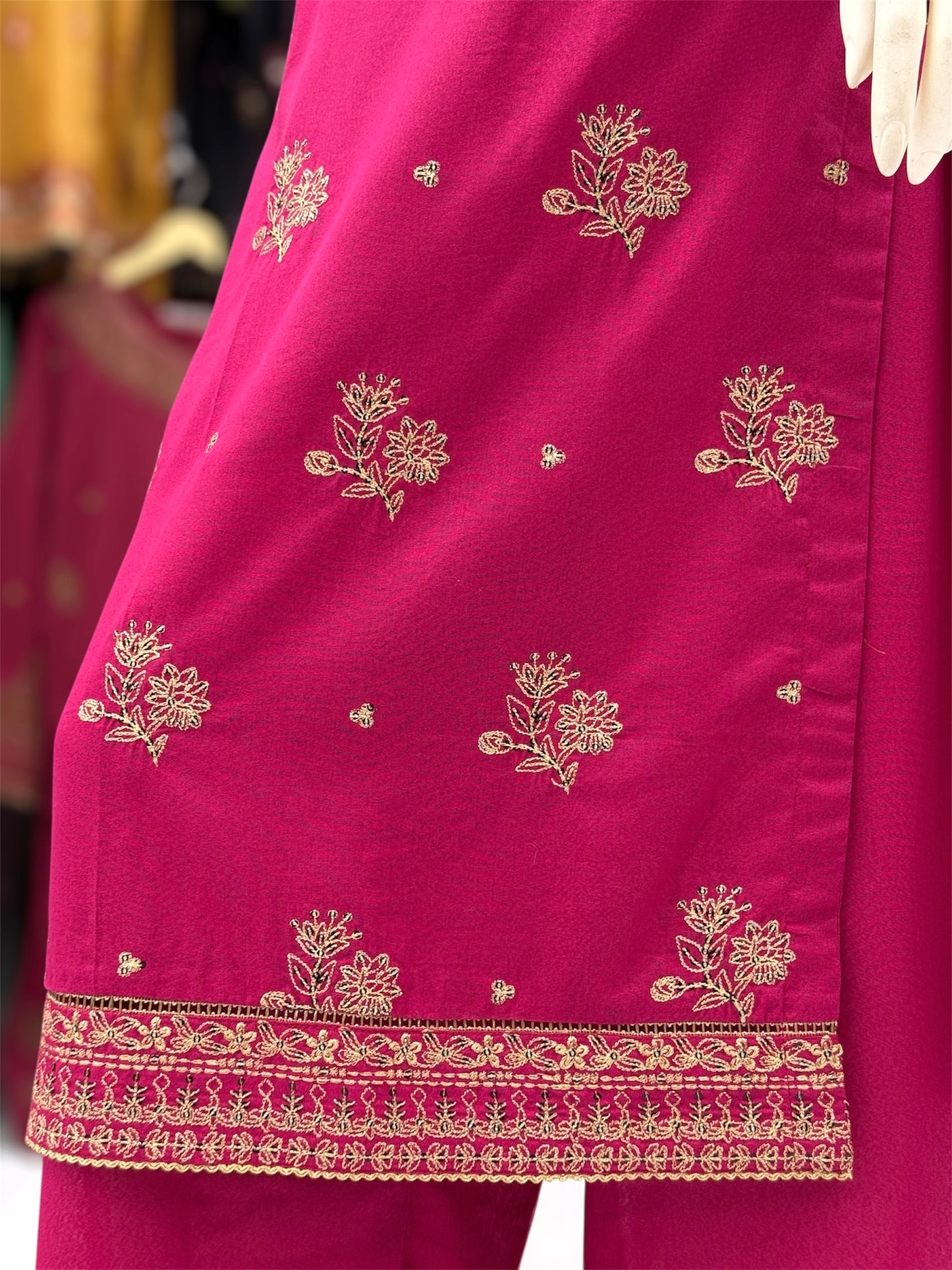 Meher-e-Zari  Lawn Karandi K48-B | Stitched | 3 Piece