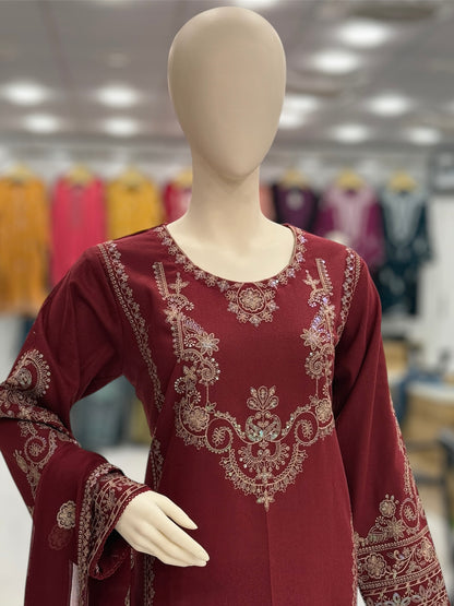 Taj Mahal Karandi 98-A | Stitched | 3 Piece