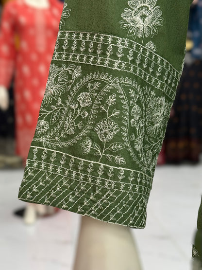 Embroidered Pista CHL-86C | 3 Piece | Stitched