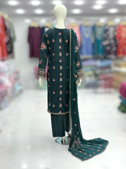 Maah Rang Exclusive Lawn L79-B | Stitched | 3 Piece