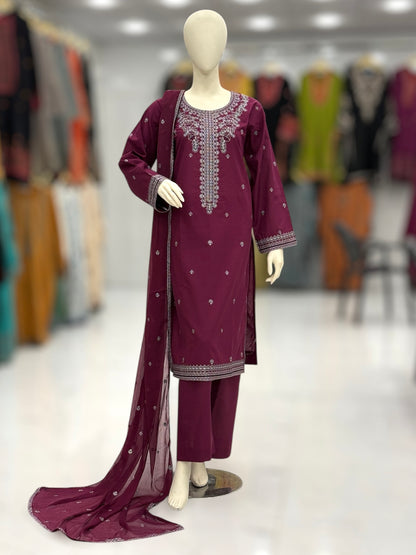 Sona Chandi 214-A | Khaddar | Stitched