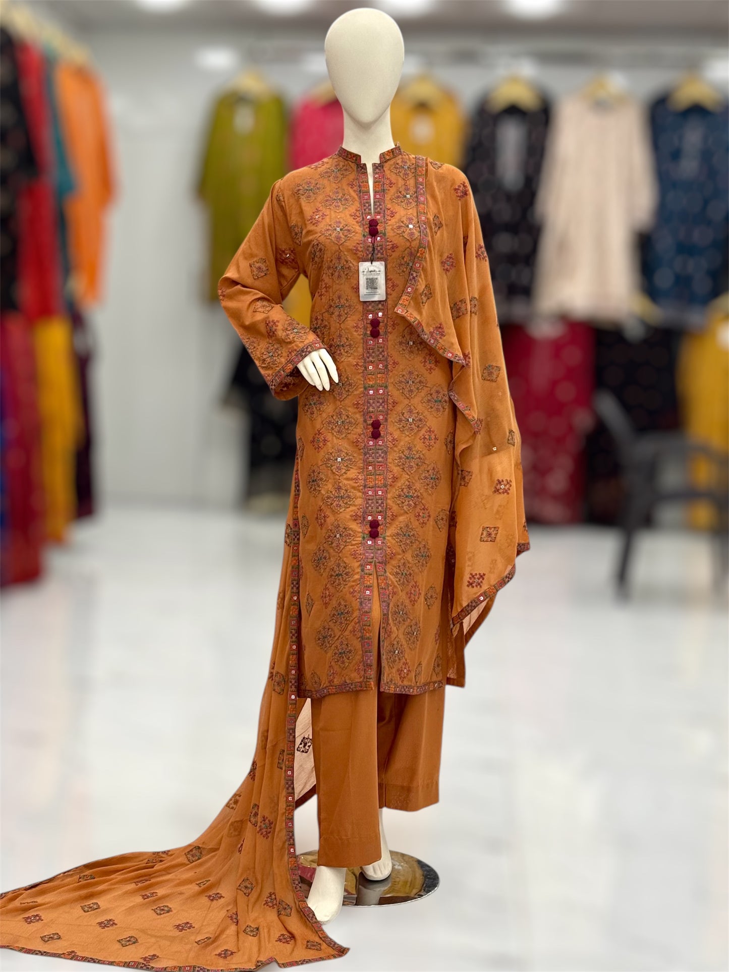 Egyptian Glamour Beige 88-A | Stitched | 3 Piece