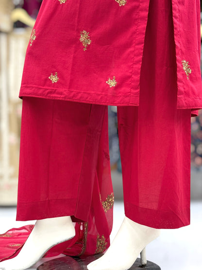 Zari Mahal Exclusive Lawn L95-C | Stitched | 3 Piece