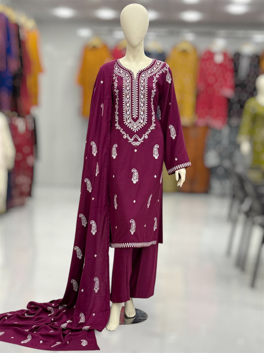 Naqsh Leather Peach 202-A | Stitched | 3 Piece