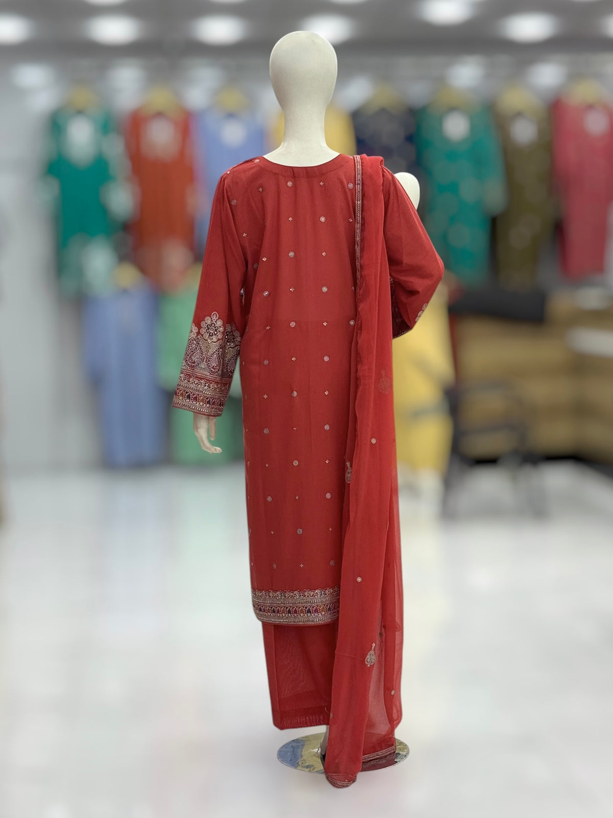 Dilkash Lawn Karandi K166-D | Stitched | 3 Piece