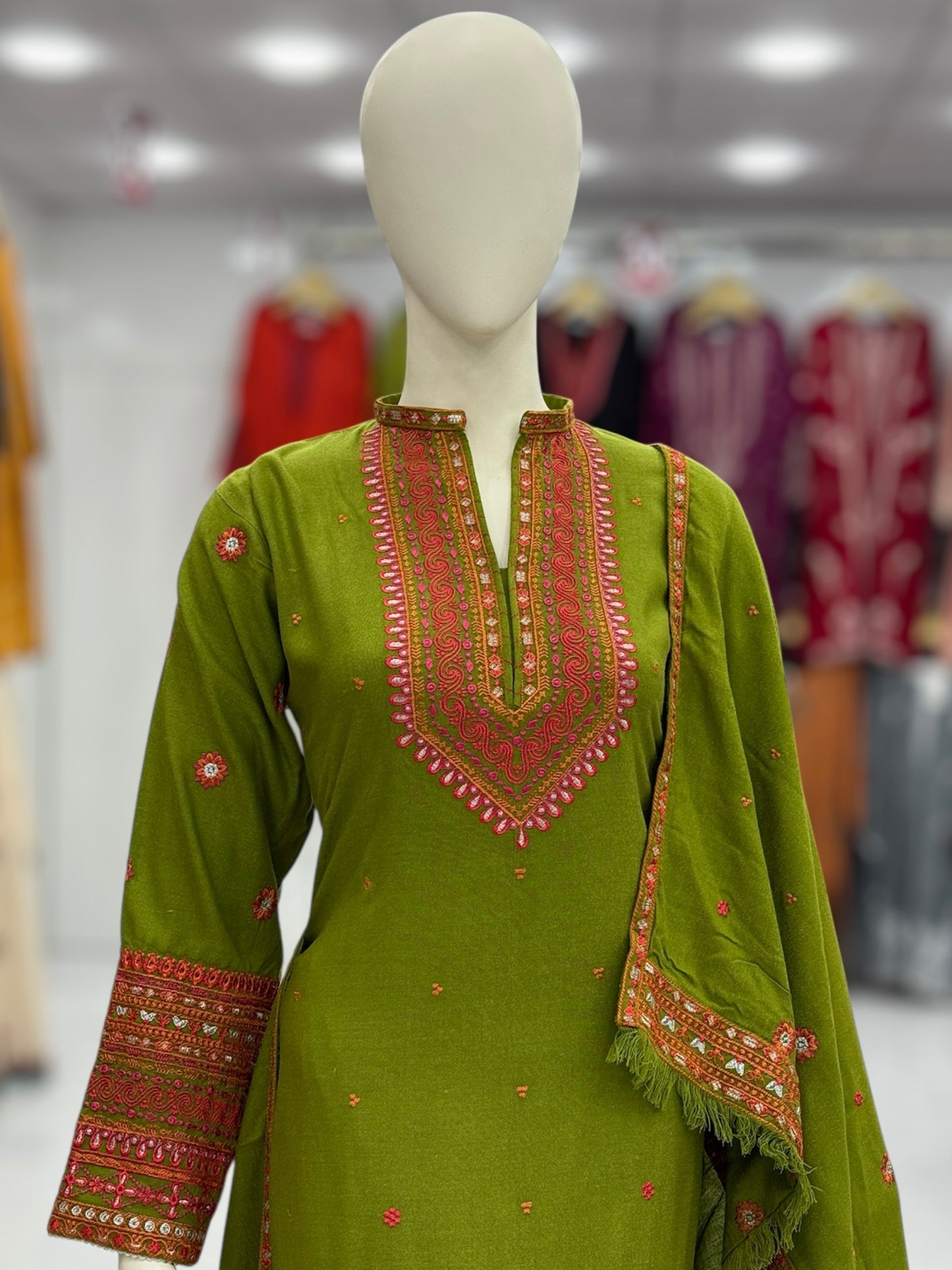 Gulnaar Leather Peach 209-B | Stitched | 3 Piece