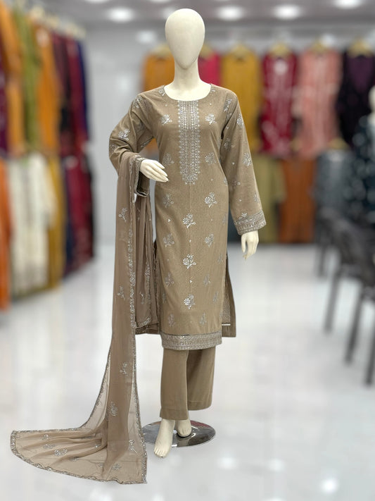 Silver Stone Karandi 97-B | Stitched | 3 Piece