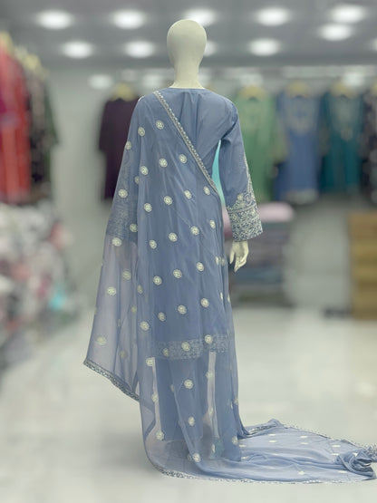 Taj Mahal Exclusive Lawn L77-E | Stitched | 3 Piece