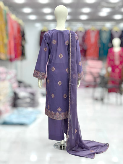 Crystal Exclusive Lawn L87-A | Stitched | 3 Piece
