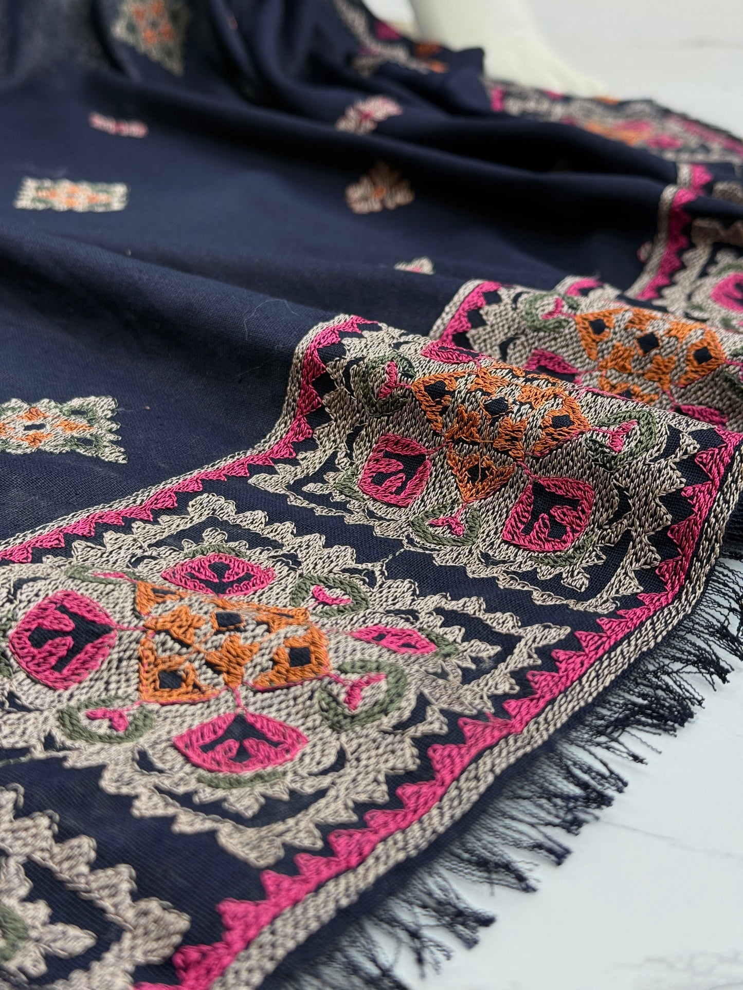 Multi Square Cotton karandi 207-A | Stitched | 3 Piece