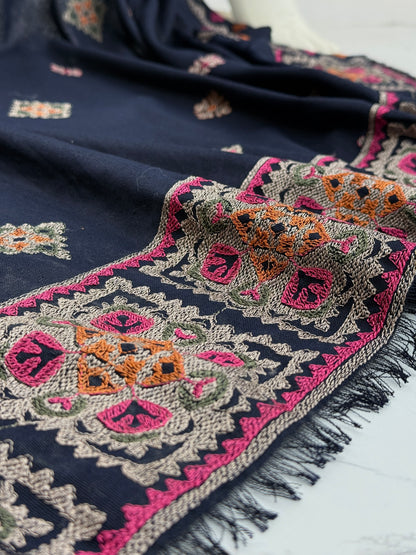 Multi Square Cotton karandi 207-A | Stitched | 3 Piece