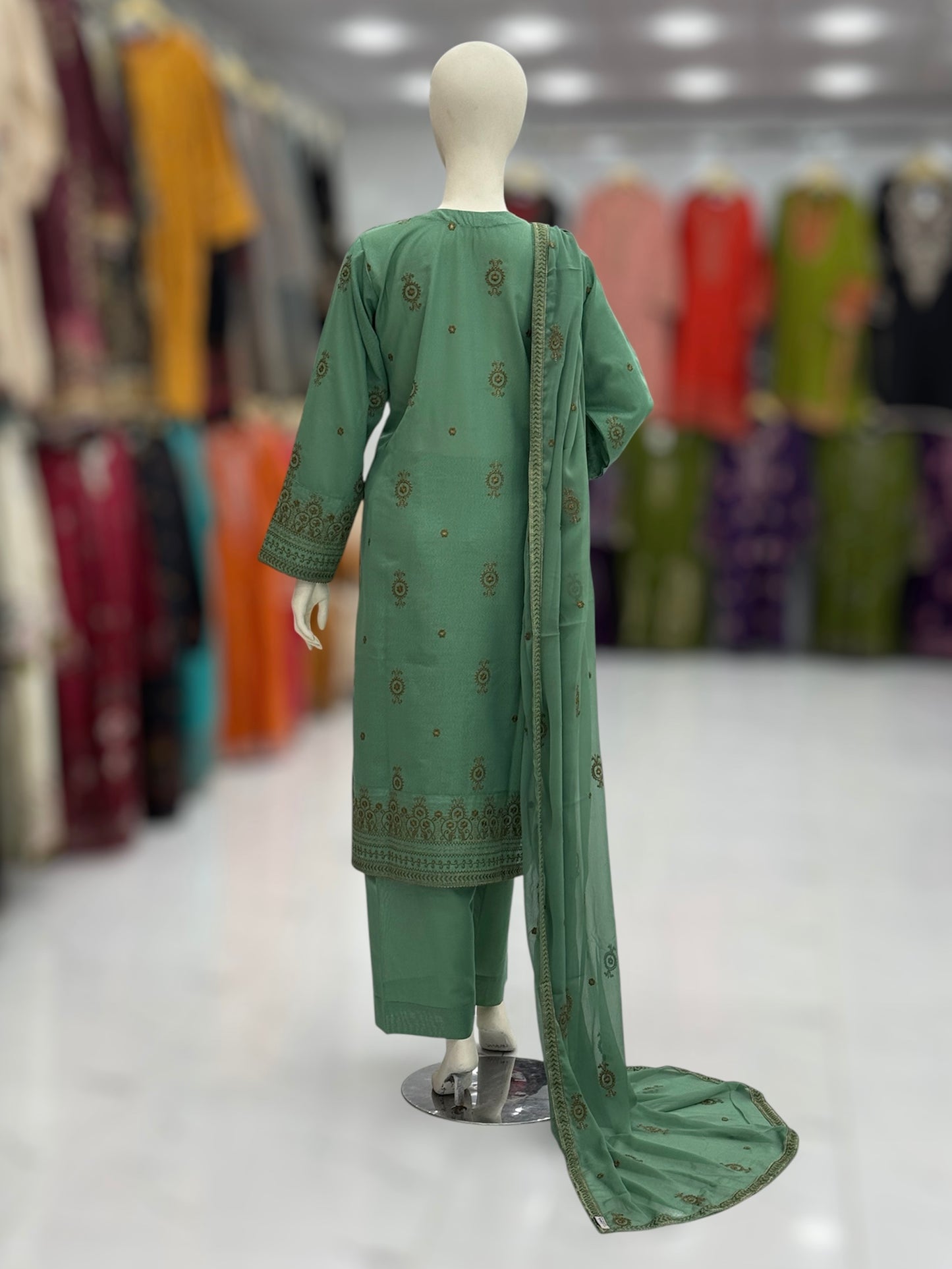 Sun Shine  Lawn Karandi K45-A | Stitched | 3 Piece