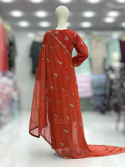 Meher-e-Zari Exclusive Lawn L78-B | Stitched | 3 Piece