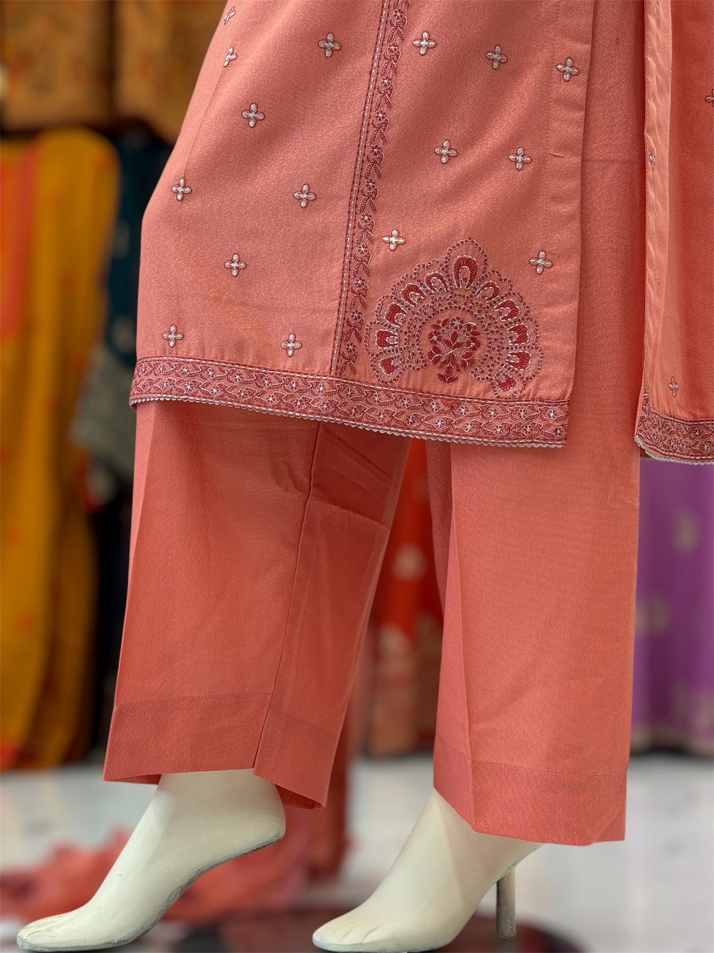 Mortaj Peach 92-B | Stitched | 3 Piece