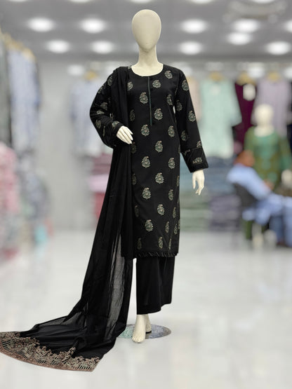Zareen Jacquard Lawn L-64 | Stitched | 3 Piece