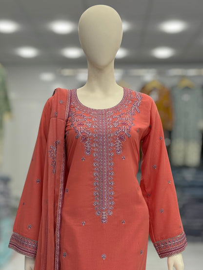 Sona Chandi Lawn Karandi K59-A | Stitched | 3 Piece