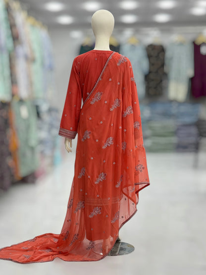 Sona Chandi Lawn Karandi K59-C | Stitched | 3 Piece