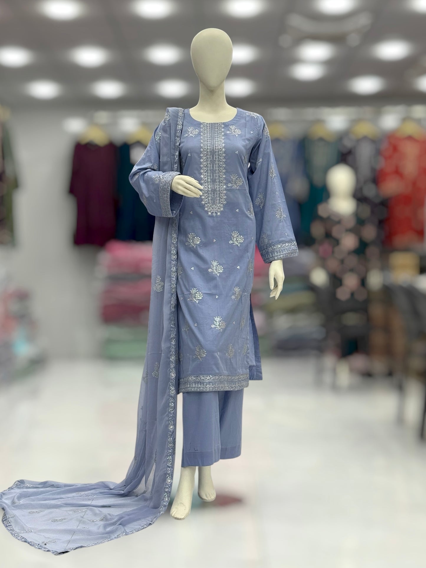 Meher-e-Zari Exclusive Lawn L78-C | Stitched | 3 Piece