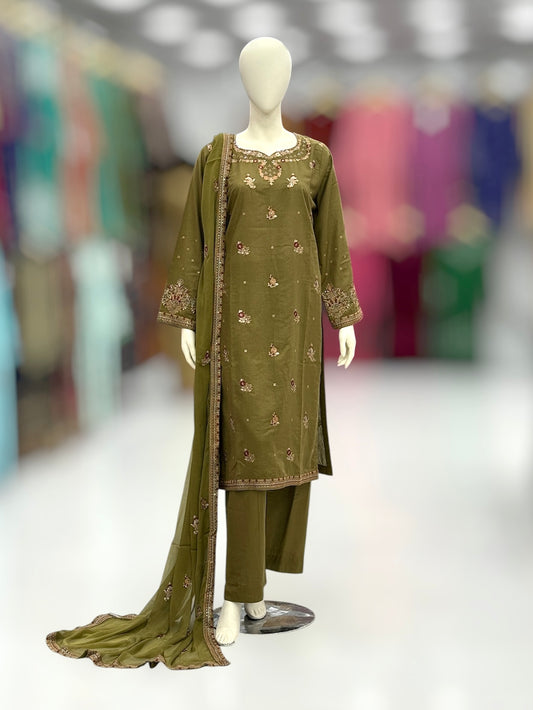Gul Rukh Lawn Karandi K161-A | Stitched | 3 Piece