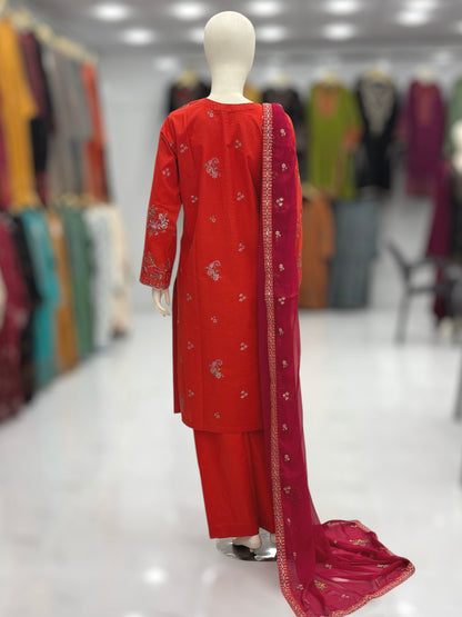 Gulrang 215-B | Khaddar | Stitched