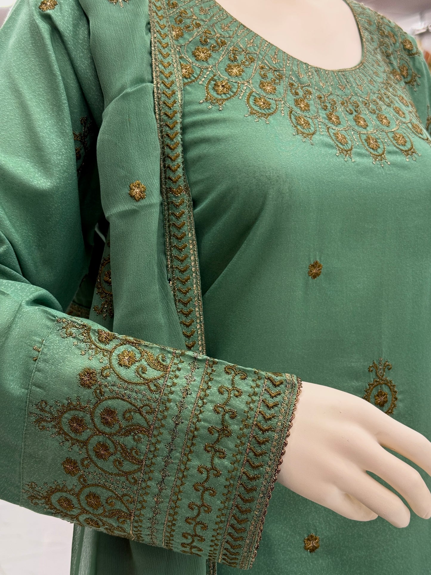 Sun Shine  Lawn Karandi K45-A | Stitched | 3 Piece