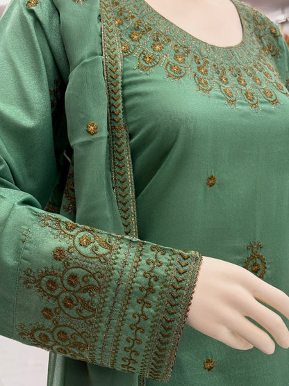 Sun Shine  Lawn Karandi K45-A | Stitched | 3 Piece