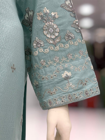 Nazneen Lawn Karandi K165-A | Stitched | 3 Piece