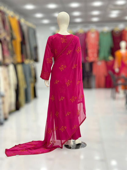 Nayab Lawn Karandi K50-A | Stitched | 3 Piece