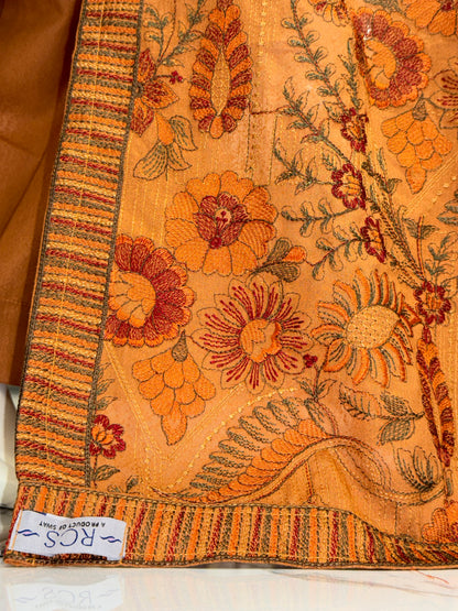 Embroidered Beige | HE-25A | 3 Piece | Stitched