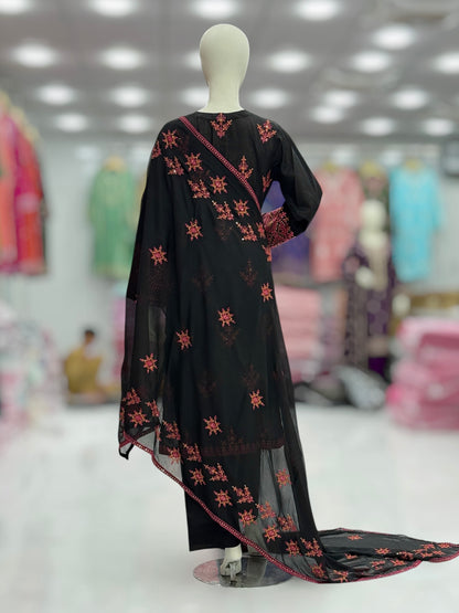 Nigaar Exclusive Lawn L89-A | Stitched | 3 Piece