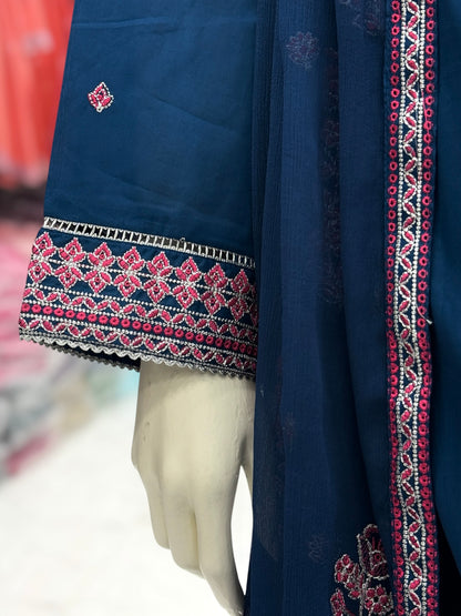 Chilman Exclusive Lawn L73-B | Stitched | 3 Piece